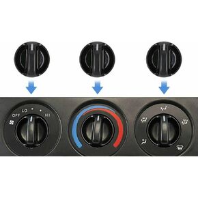 3PC AC Climate Control Knob Switch 559050C010 55905-0C010 Compatible with Toyota Tundra 2000-2006 Heater Control Knob