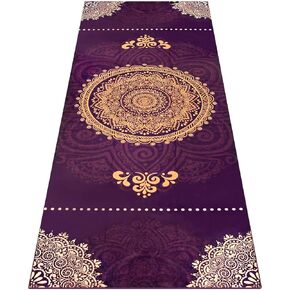 Heathyoga Non Slip Hot Yoga Towel, 100% Microfiber Non Slip Yoga Mat Towel for Hot Yoga, Pilates and Fitness, Exclusive Corner Pockets Design + Free Spray Bottle