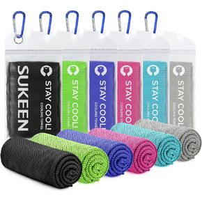 Sukeen Cooling Towel for Neck and Face(40"x12"),Ice Towel,Soft Breathable Chilly Towel,Microfiber Towel for Yoga,Sport,Running,Gym,Workout,Camping,Fitness,Workout & More Activities