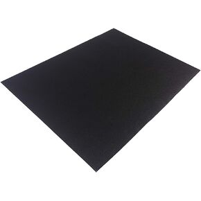 CAP Barbell Premium Stationary Bike Mat, Exercise Equipment Mat, Home Gym Floor Protection, Black, Pebble Design, 48" x 36" x ¼", Square Edges