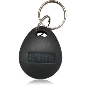 50 Grey Thick 26 Bit Proximity Key Fobs Weigand Prox Keyfobs Compatable with ISOProx 1386 1326 H10301 Format Readers. Works with The vast Majority of Access Control Systems