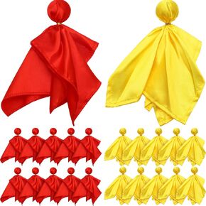 50 Pieces Penalty Flags Referee Flag Football Flag Bulk Sports Tossing Flags Football Sports Fan for Football Party Games Accessory Referee Game Party(Yellow)