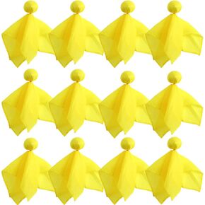 12 حزمة من أعلام ركلات كرة القدم الرياضية لمحبي كرة القدم لألعاب حفلات كرة القدم (مجموعة صفراء) in Kuwait