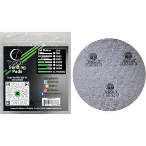 TruCut Sanding Pad | P5000D Grit | 5" Diameter | Sanding Pads Made for Bowling Balls | Bowling Ball Resurfacing Pads | Surface Management | Bowling Ball Restoration | Bowling Supplies & Accessories