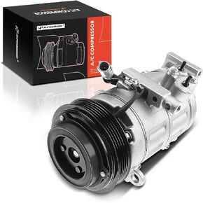 A-Premium Air Conditioner AC Compressor with Clutch Compatible with Mazda 3 2.0L 2010-2013, 3 Sport 2.0L 2010-2013, with HS18 Compressor, 5 Grooves (Not 6 Grooves)
