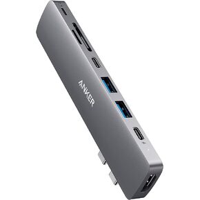 Anker USB C Hub for MacBook, PowerExpand Direct 8-in-2 USB C Adapter Compatible with Thunderbolt 3 USB C Port, 4K HDMI Port, USB C and USB A 3.0 Data Ports, SD Card, Lightning Audio Port