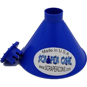 SCRAPER CONE®️ مكشطة الثلج الأصلية، إزالة الثلج مصنوعة في الولايات المتحدة الأمريكية، أداة تنظيف على شكل قمع لإزالة الصقيع السحري، أداة تنظيف الزجاج الأمامي للسيارة، كاشطات سحرية، فرشاة مجرفة الثلج المستديرة