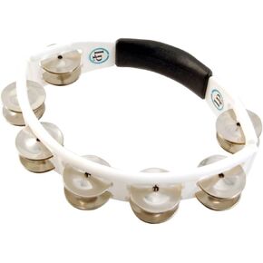 LP152 Cyclops, Steel Jingles, White, Hand Held Tambourine