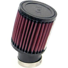 K&N Universal Clamp-On Air Intake Filter: High Performance, Premium, Washable, Replacement Air Filter: Flange Diameter: 1.9375 In, Filter Height: 4 In, Flange Length: 2 In, Shape: Round, RU-1400