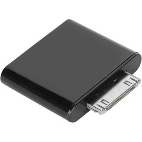 30 Pin Bluetooth Adapter Receiver, Bluetooth Transmitter Plug and Play & Automatic Compatible with iOS Pod and Other 30 Pin Dock Speakers (Black)