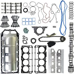 53021726AE 53022372AA MDS Kit Fits Ram 1500 2009-2015 5.7L Hemi OHV Camshaft Lifters MDS Gaskets Timing Chain Kit Part# 53022263AF 53022243AF 53021622BH
