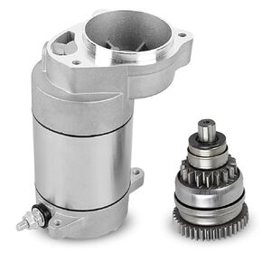 Starter with Drive for Fit for Polaris Scrambler, Trail Boss, Xplorer, Trail Blazer, Big Boss, Sport/Sportsman 400 378cc, Replace 308539 SM1329850