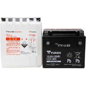 Yuasa YUAM3RH2S YTX12-BS Battery, Multi-Colored