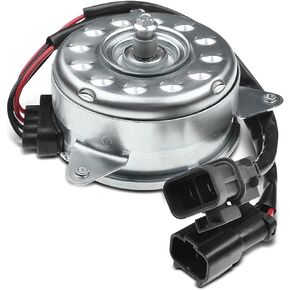 A-Premium Radiator Fan Cooling Motor Compatible with Nissan Versa 2012-2019, Versa Note 2014-2019, L4 1.6L, Sedan/Hatchback, Replace# 21487-1KA0B, 21487-1KA0A