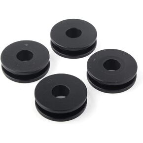 Newsmarts Replacement Detachable Windshield Bushing Grommets Fit for Harley Road King Softail 2000-2014, Black