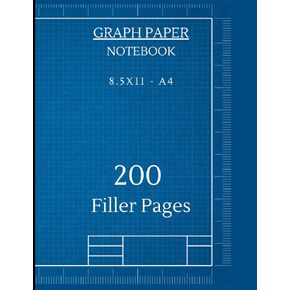 Notebook Paper, Graph Paper, Reinforced Filler Paper, Fights Ink Bleed, 8.5 x 11, 200 Sheets: Engineering Pad, Grid Paper, Graphing Paper, Computation Pads, in Kuwait