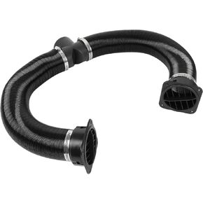 75mm Diesel Heater Duct Vent Hose Diesel Heater Ducting Extendable Generator Hose Vent Parking Heater Outlet Hose Connector Compatible with Webasto Eberspacher 5KW Diesel Heater