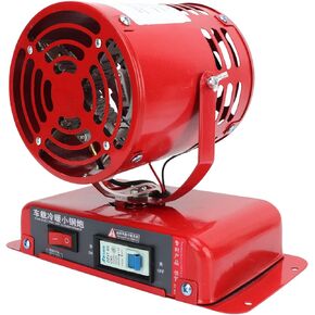 Car Heater, KIMISS Aluminium Alloy Car Air Heater 1000W‑1200W Portable Windshield Defogger Defroster Heating and Cooling(Red) (12V)
