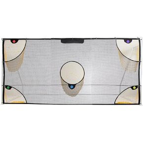 PodiuMax Soccer Goal Target Net with Highlighted Scoring Zones