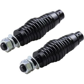 Black Heavy-Duty Barrel Spring Mounting Base Units for LED Whip Lights Antennas-2Pcs