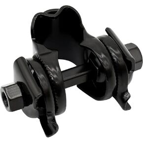 Thinvik Bike Seat Clamp with Limited Position Design, Metal Bicycle Saddle Clamp for Standard Rail Saddles of BMX/MTB/Road/Exercise Bike