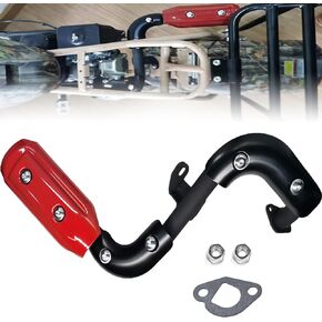 Exhaust Pipe with Muffler Silencer Kit for Coleman CT200U BT200X CT200U-EX Mini Bike Baja Warrior Massimo MB200 Go Kart