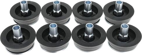 طقم جلبة تثبيت الجسم لسيارة Ford F-250 F-350 F250 F350 Super Duty 2WD 4WD 08 09 10 11 12 13 14 15 16 مجموعة أدوات تركيب كابينة الجسم من البولي يوريثين وأكمام فولاذية تحل محل KF04060BK in Kuwait