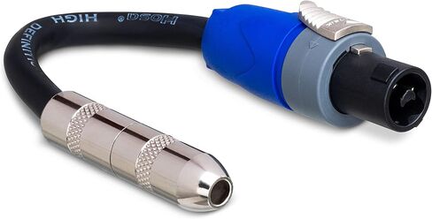 Hosa GSK-116 1/4" TS to Neutrik speakON Speaker Adaptor Cable, 16 AWG x 2 OFC in Saudi Arabia