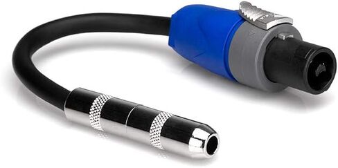 Hosa GSK-116 1/4" TS to Neutrik speakON Speaker Adaptor Cable, 16 AWG x 2 OFC in Saudi Arabia