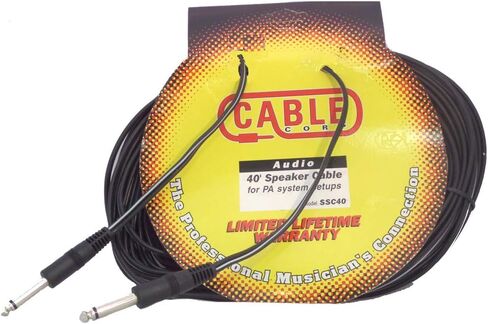 كابل مكبر صوت ذو نهاية مصبوبة من بيرفورمانس بلس 40 بوصة، ذكر أحادي 1/4 بوصة (SSC40) in Kuwait