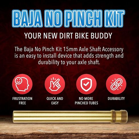 Kit 15mm Axle Shaft Accessory, Fits 15-16mm Axles, Mounts Tires Quickly Without Pinching Tubes for Wheel Dirt Bike Motorcycle Changing Tool - Tire Repair Kit, Motocross and Enduro in Saudi Arabia
