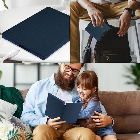 KBCASE Clear Case for Kindle Paperwhite 7 inch (12th Generation, 2024) and Kindle Colorsoft Signature Edition 2024, Slim Lightweight Soft TPU Back Cover, Clear in Saudi Arabia