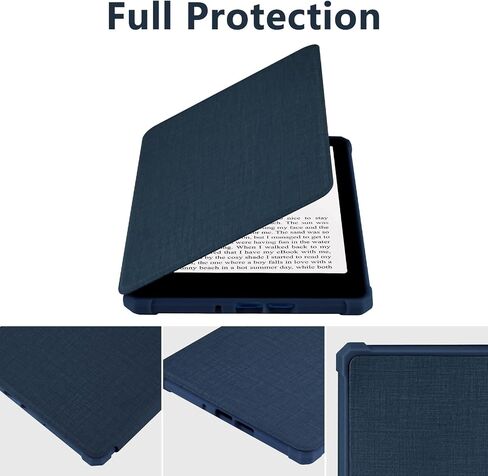 KBCASE Clear Case for Kindle Paperwhite 7 inch (12th Generation, 2024) and Kindle Colorsoft Signature Edition 2024, Slim Lightweight Soft TPU Back Cover, Clear in Saudi Arabia