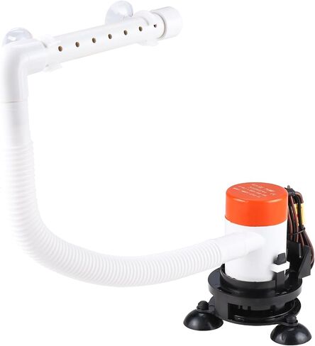 NovelBee Portable 12v Livewell Aeration Pump System Kit,350GPH Pump Aerator for Boats Coolers Buckets Ice Chest in Saudi Arabia