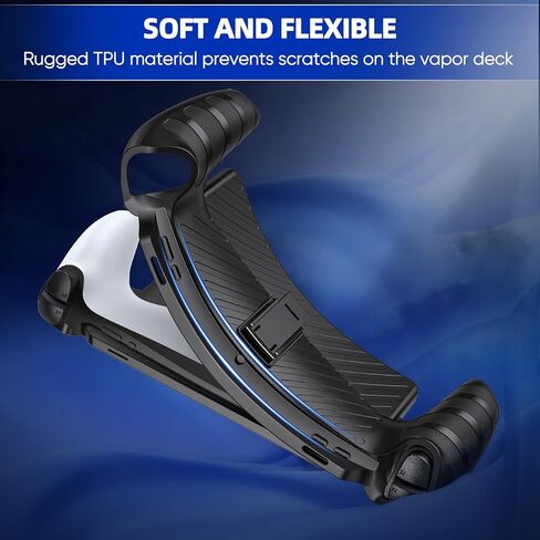 حافظة واقية لمشغل Playstation Portal Remote Player، غطاء حافظة بمسند من مادة TPU الناعمة غير القابلة للانزلاق مع حامل لملحقات بوابة Ps in Kuwait