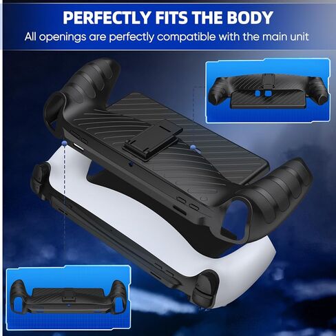 حافظة واقية لمشغل Playstation Portal Remote Player، غطاء حافظة بمسند من مادة TPU الناعمة غير القابلة للانزلاق مع حامل لملحقات بوابة Ps in Kuwait