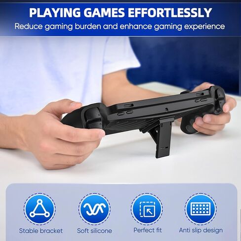 حافظة واقية لمشغل Playstation Portal Remote Player، غطاء حافظة بمسند من مادة TPU الناعمة غير القابلة للانزلاق مع حامل لملحقات بوابة Ps in Kuwait