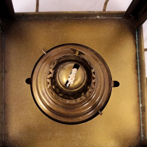 Brass Ship Lamp with Copper Antique Finish Dimensions: 15x6.5" in Saudi Arabia