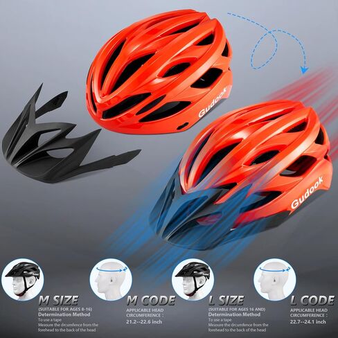 Bike Helmets for Men - Women Bicycle Helmet Adult - Certified Lightweight Comfort Adjustable Cycling Helmet with Detachable Visor for Mountain Road Biker in Kuwait