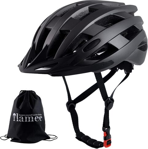 Adult Bike Helmets, Adjustable Mens Womens Bicycle Helmet, Lightweight Road Mountain Cycling Safety Sports Helmets with Detachable Visor in Kuwait