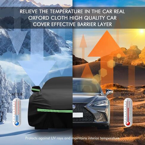 for 1994-2004 Ford Mustang Car Cover 210D Outdoor Waterproof UV Protection, for GT/Shelby/Cobra/Bullitt/ECOBOOST, with Cotton Layer, Zipper Door, Reflective Strip, Storage Bag in Saudi Arabia