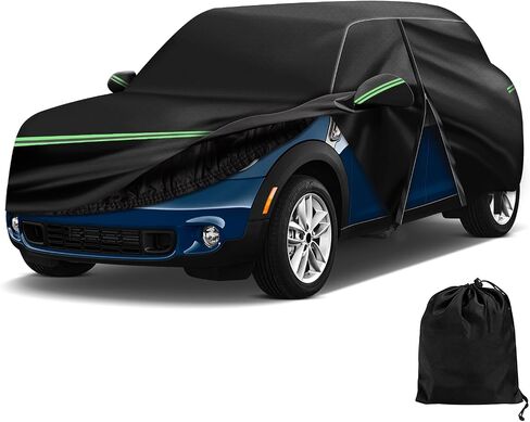 for 1994-2004 Ford Mustang Car Cover 210D Outdoor Waterproof UV Protection, for GT/Shelby/Cobra/Bullitt/ECOBOOST, with Cotton Layer, Zipper Door, Reflective Strip, Storage Bag in Saudi Arabia