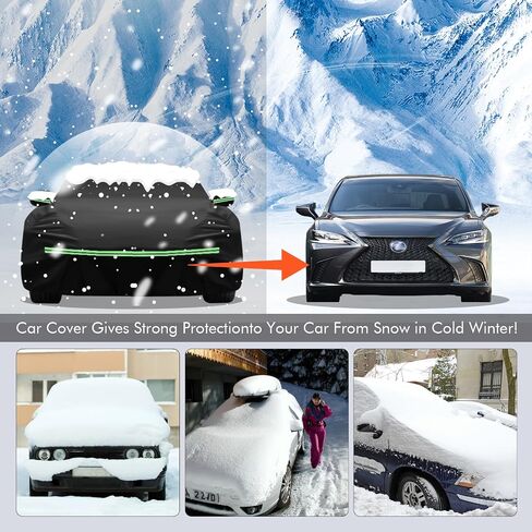 for 1994-2004 Ford Mustang Car Cover 210D Outdoor Waterproof UV Protection, for GT/Shelby/Cobra/Bullitt/ECOBOOST, with Cotton Layer, Zipper Door, Reflective Strip, Storage Bag in Saudi Arabia