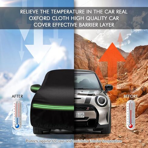 for 1994-2004 Ford Mustang Car Cover 210D Outdoor Waterproof UV Protection, for GT/Shelby/Cobra/Bullitt/ECOBOOST, with Cotton Layer, Zipper Door, Reflective Strip, Storage Bag in Saudi Arabia