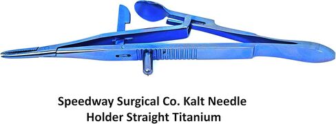 Kalt Needle Holder Straight I Titanium I Approx 115 mm in Saudi Arabia