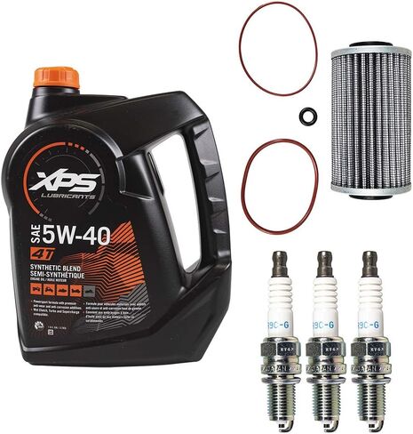 مجموعة تغيير الزيت Sea Doo 300HP مع حلقات فلتر O وشمعات الإشعال RXPX RXTX GTX 300 in Kuwait