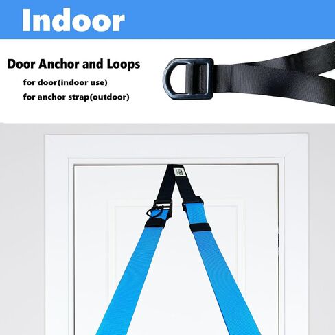 Bodyweight Fitness Training Kit, Home Resistance Trainer Straps for Total Body Workouts in Kuwait