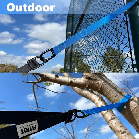 Bodyweight Fitness Training Kit, Home Resistance Trainer Straps for Total Body Workouts in Kuwait