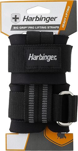 أشرطة رفع من النايلون المقاوم للانزلاق من Harbinger Big Grip مع DuraGrip (زوج) in Saudi Arabia