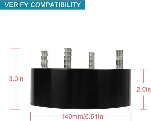 فواصل عجلة IRONTEK 4x110 مم ATV/UTV بسمك 2 بوصة M10x1.25 مناسبة لسيارة Honda Yamaha سوزوكي، فواصل إطارات ATV مزورة بقطر 84 مم in Saudi Arabia